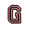PC3029 - Black and Red Letter G (Iron On)