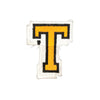PC3846T - Jersey Alphabet Orange Letter T (Iron On)