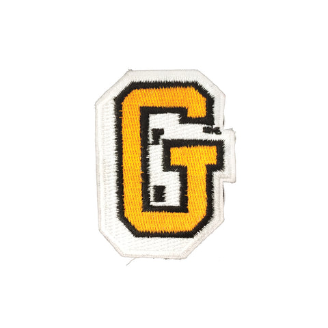 PC3846G - Jersey Alphabet Orange Letter G (Iron On)