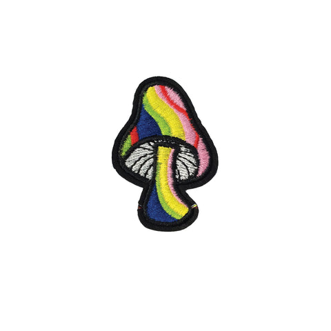 PC3847 - Hippy Rainbow Mushroom (Iron On)