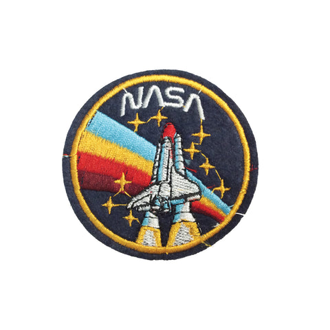 PC3456 - Nasa Rocket Badge (Iron On)