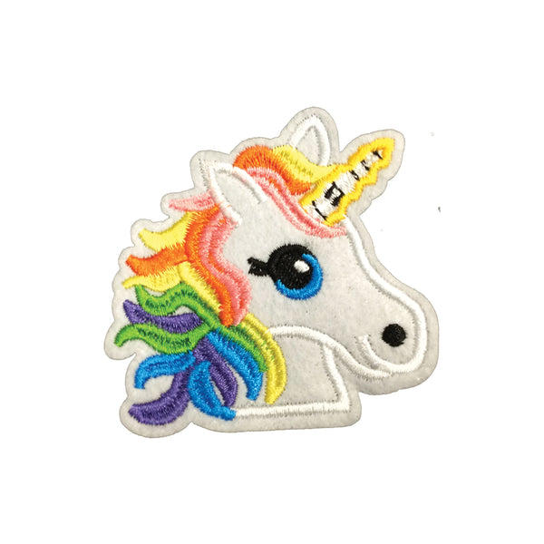 PC3447 - Rainbow Hair Unicorn (Iron On)