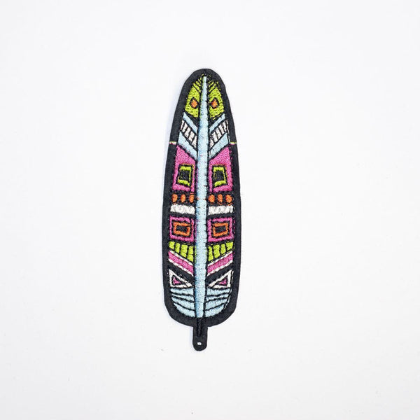 PC2119 - Feather Blue Line (Iron On)