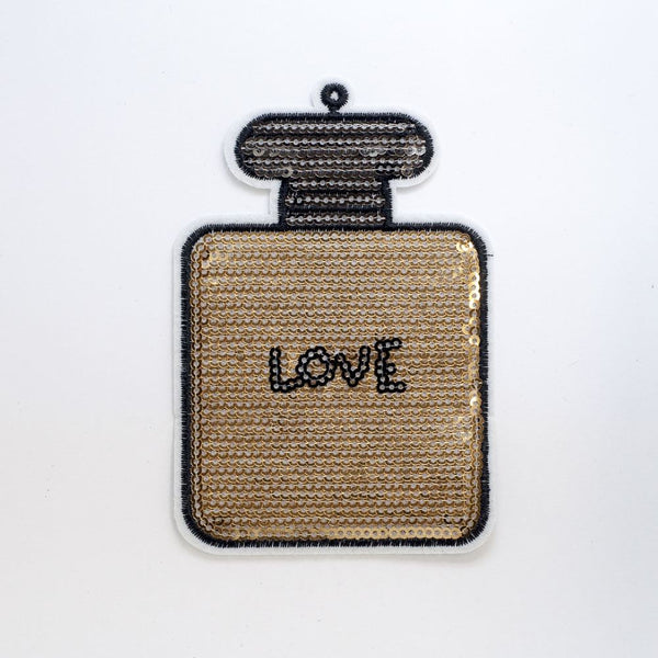 PC2245 - Sequin Love Parfume (Iron On)