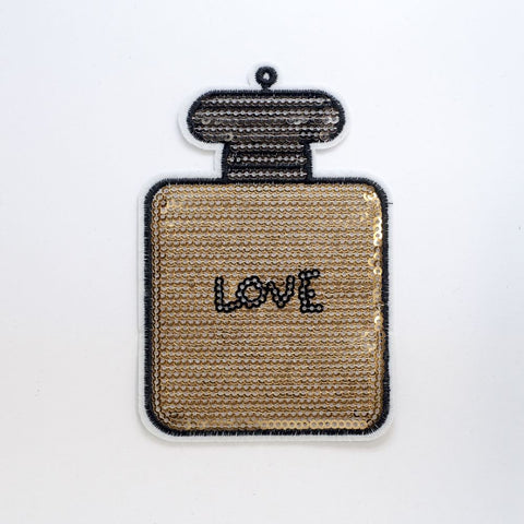 PC2245 - Sequin Love Parfume (Iron On)