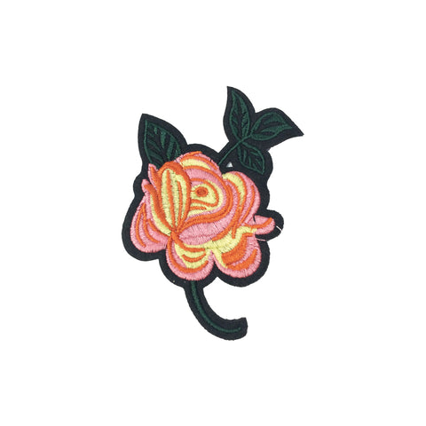 PC3598 - Peach Pink Flower (Iron On)