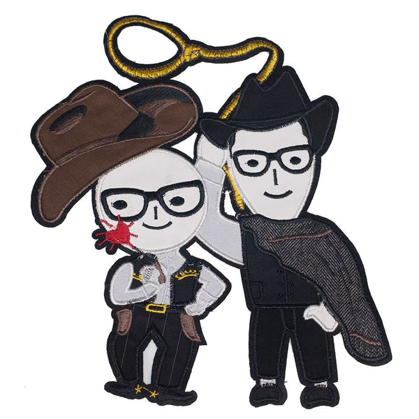 PC2371 - Two Cowboy with Heart (Iron On)