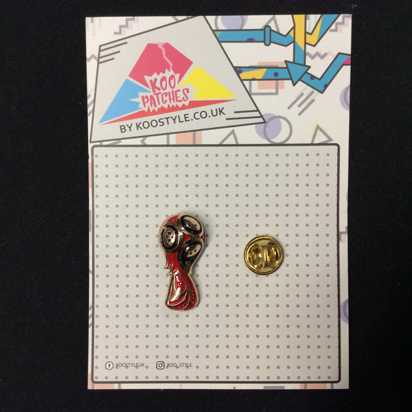 MP0260 - Gold Football World Cup Sports Metal Pin Badge
