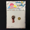 MP0260 - Gold Football World Cup Sports Metal Pin Badge