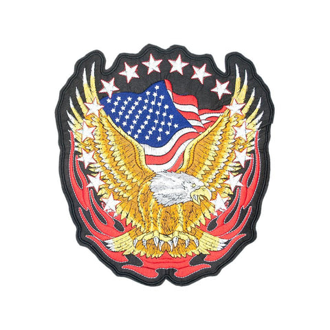 PC2804 - Eagle USA Flag XXL (Iron On)