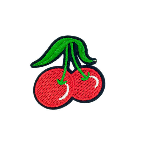 PC2549 - Cherry with Green Leaf (Iron On)