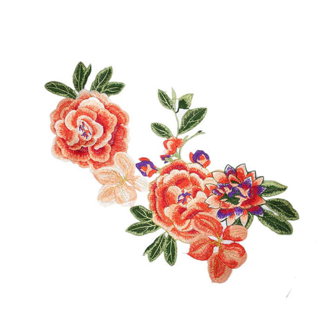 PC2868 - Orange Flower XL (Sew On)