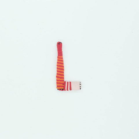 PC2695L - Orange L Letter (Sew On)