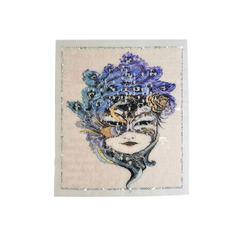 PC2772 - Sequin Lady  Peacock Feathers (Sew On)