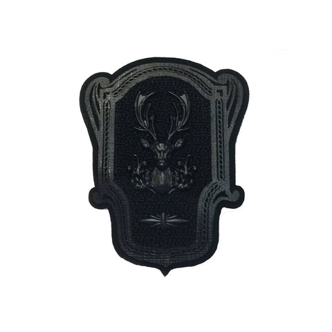 PC4169 - Black Deer Head (Sew On)