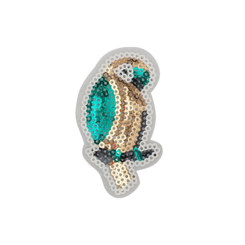 PC2375 - Sequin Parrots Bird (Iron On)