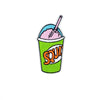 PC2911 - Pink Green Take Away Drink (Iron On)