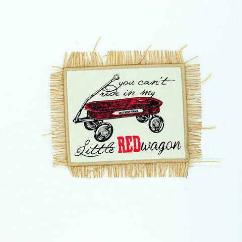 PC2523 - Little Red Wagon (Sew On)