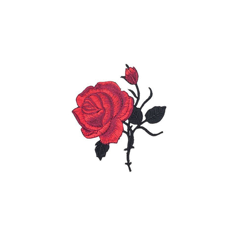 PH2002 - Red Rose Flower (Iron On)