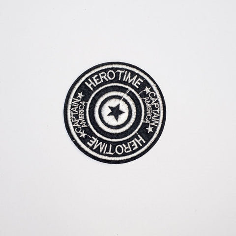 PC2190 - Hero Time Star Round Badge (Iron On)