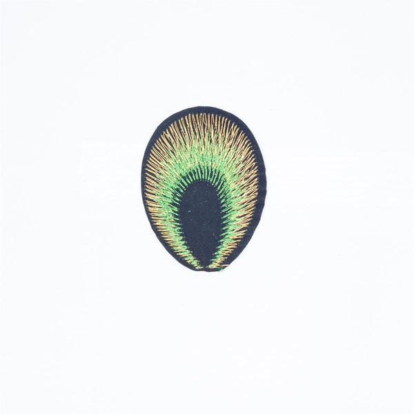 PH2019F - Green Feather (Iron On)