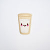 PH2032 - A Glass of Milk Cartoon (Iron On)