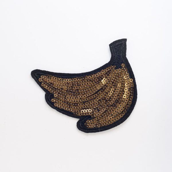 PC2237 - Sequin Three Banana (Iron On)
