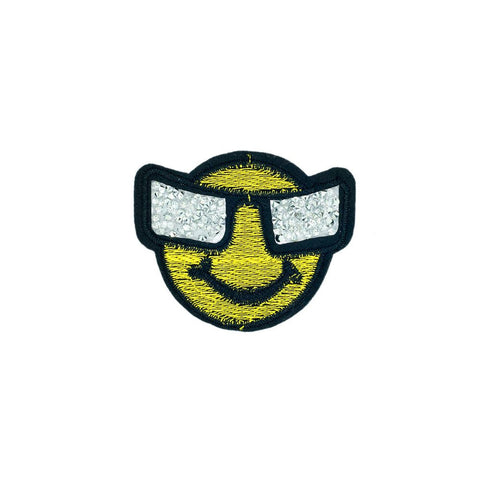 PC2595 - Stone Eyes Emoji (Iron On)