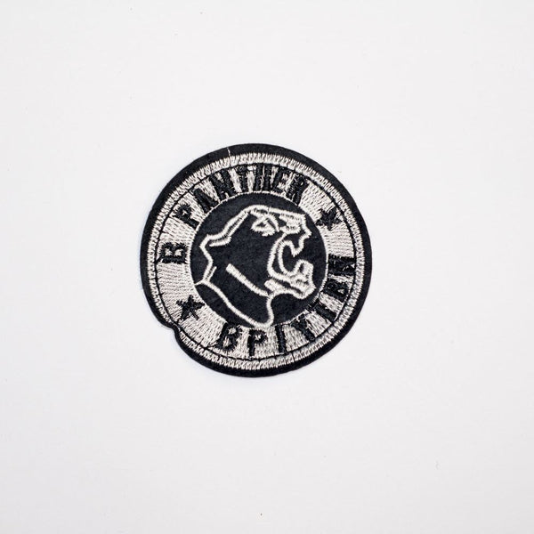 PC2191 - Panther Round Badge (Iron On)