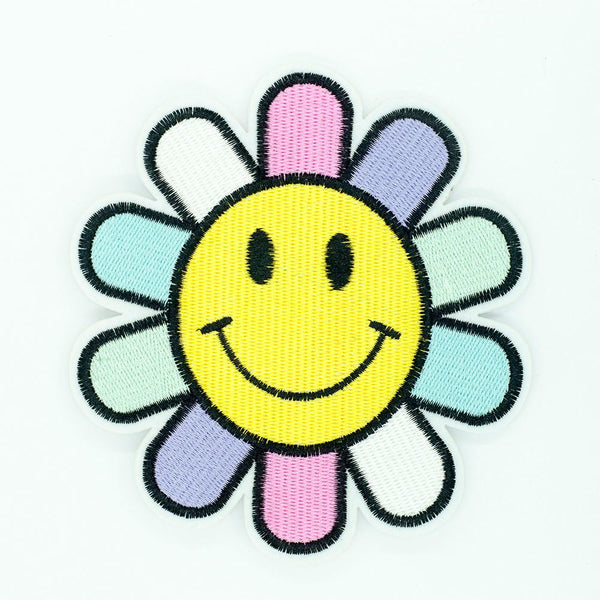 PC2682 - Colourful Emoji Flower (Sew On)