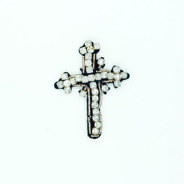 PC2715 - Stone Cross (Sew On)