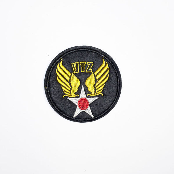 PC2193 - VTZ Wing Round Badge (Iron On)