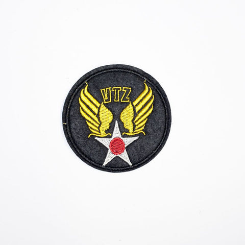 PC2193 - VTZ Wing Round Badge (Iron On)