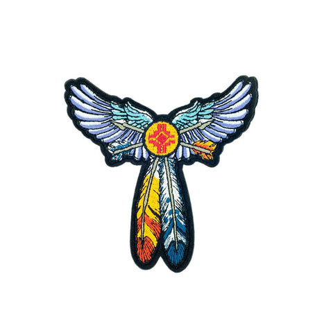 PC2618 - Native American Feather Totem (Iron On)