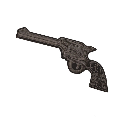 PC3124R - Silver Gun Right (Iron On)