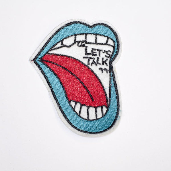 PC2142 -  Let's Talk Mouth (Iron On)