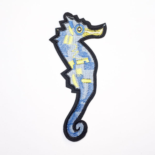 PC2160 - Blue Sea Horse (Iron On)