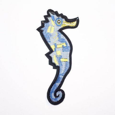 PC2160 - Blue Sea Horse (Iron On)