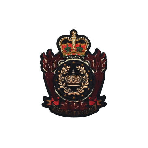 PC4158 - Golden Crowns Emblem (Iron On)
