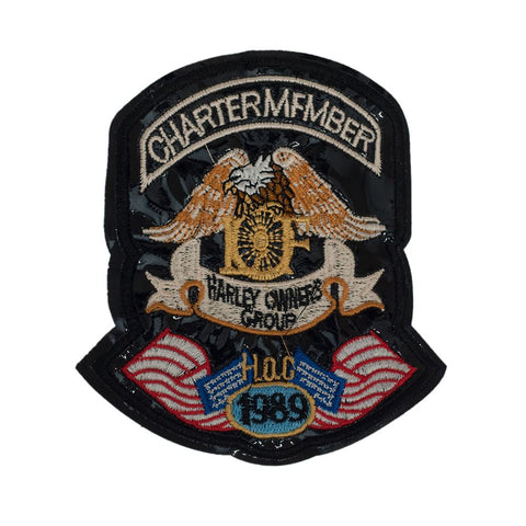 PC2417 - Motorcycle Chartermember Harley (Sew On)