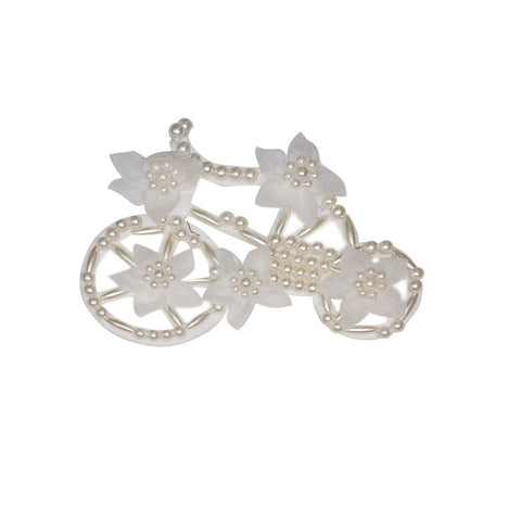 PC2440 - Pearl Flower Bike (Sew On)