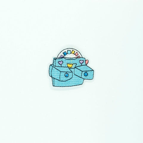 PC2655 - Blue Binoculars Pop Art (Iron On)