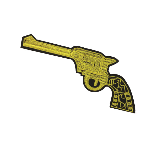 PC3123R - Gold Gun Right (Iron On)
