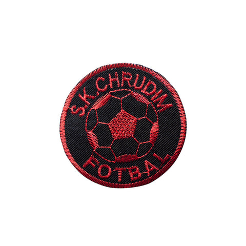 PT594 - Red football (Iron on)