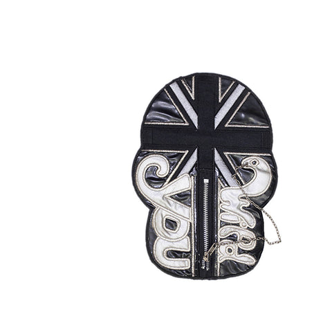 PS1568 - Union Jck Head with Zip XL (Sew on)