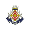 PT1343 - King Silver Badge (Iron on)