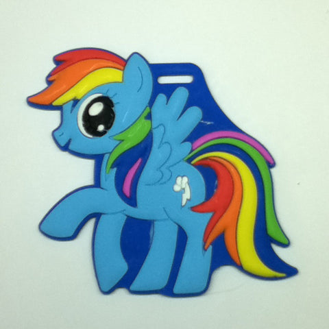 L00375 - Rainbow Pony Luggage Tag