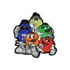 PS1659 - M&M 5 colours (Iron on)
