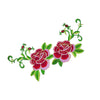 PT1789 - Golden Line Green Red Flower