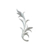 PT408 - Silver Deco Leaf (Iron on)